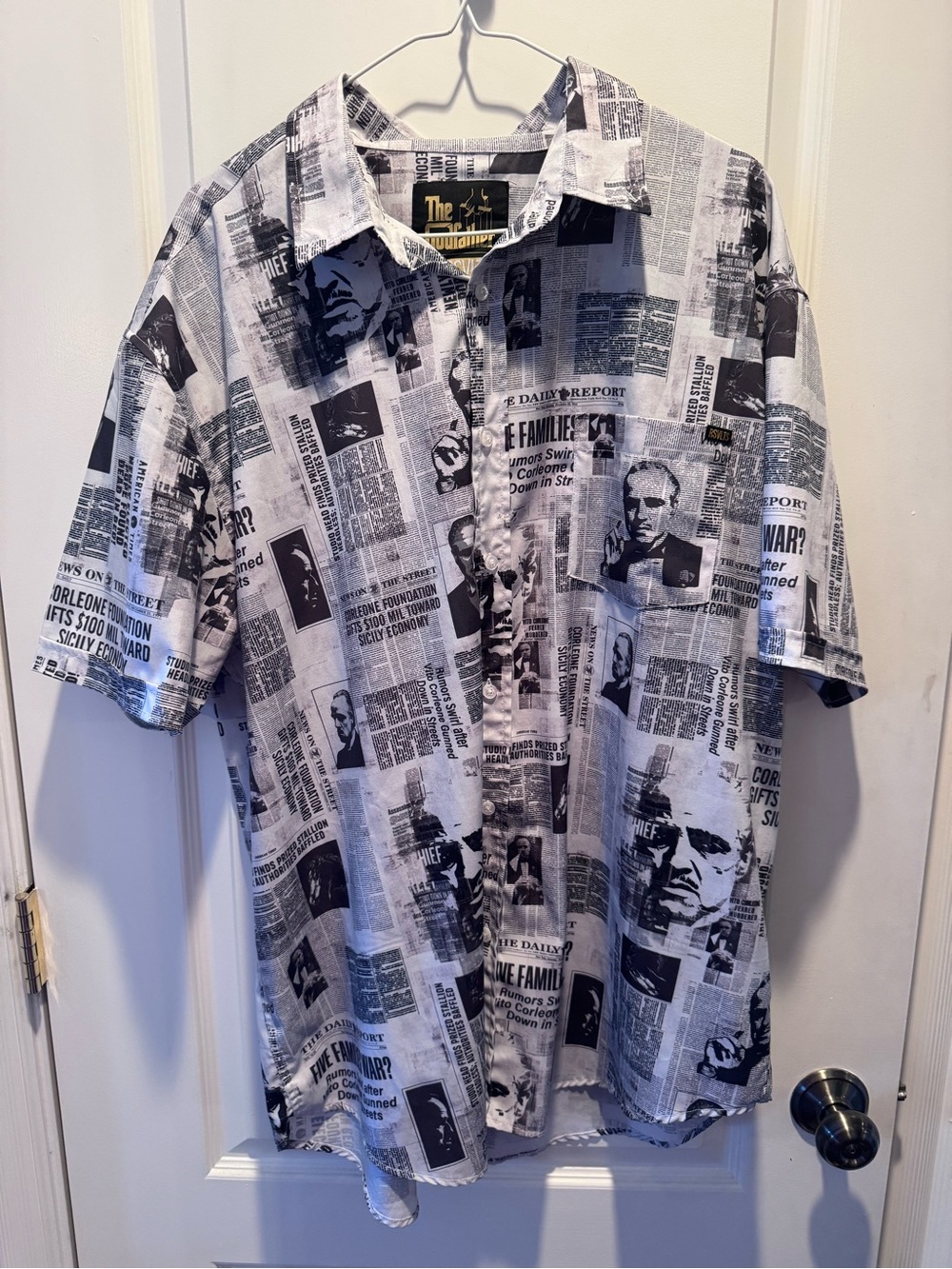 RSVLTS Godfather button up shirt EUC kunuflex XXL